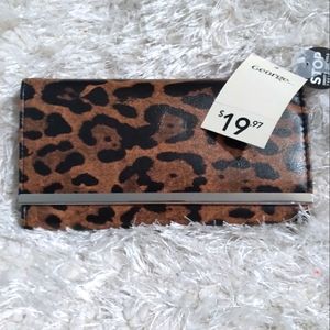 NWT LEOPARD PRINT WALLET